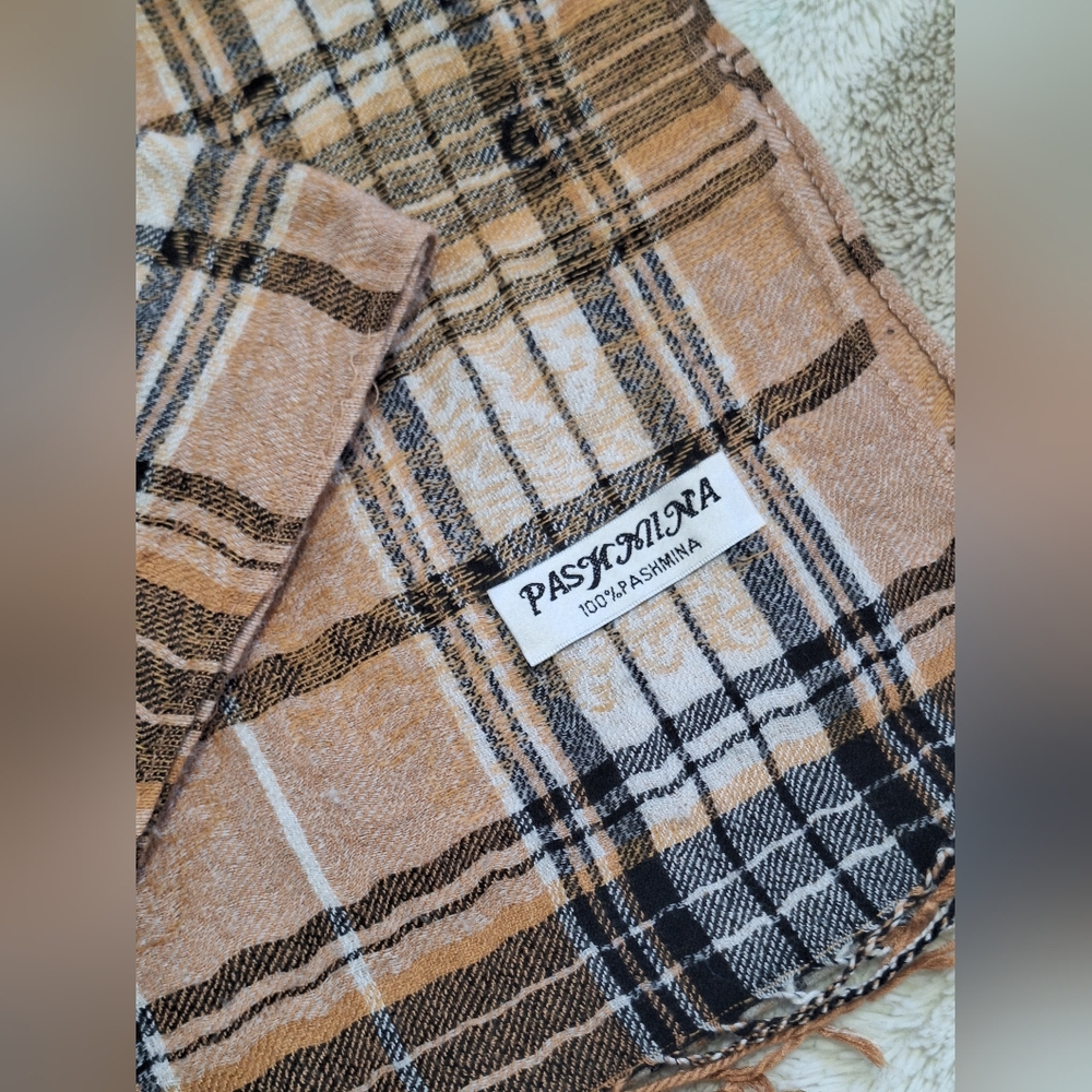 Pashmina Plaid Scarf